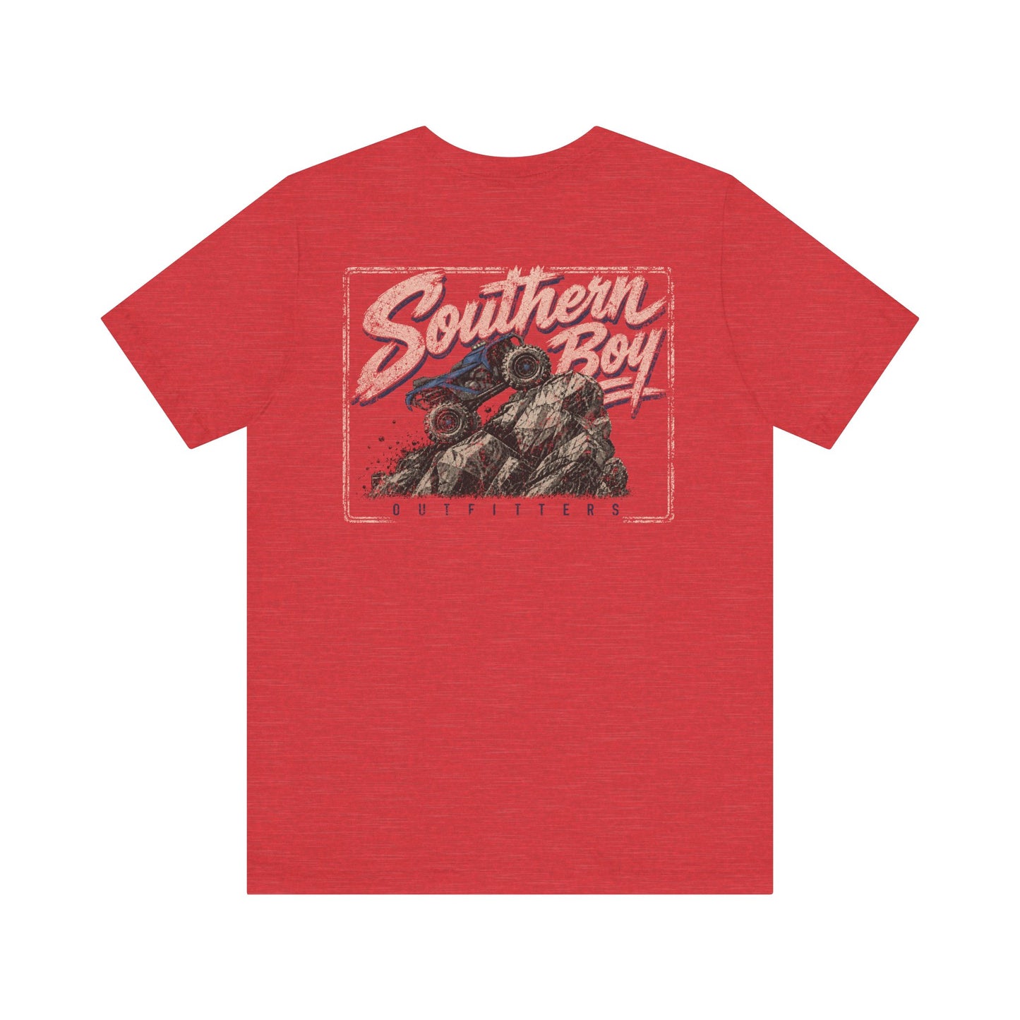 Men's Heather Red Off-Road Ridin' Tee