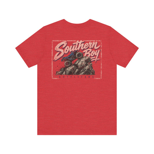 Men's Heather Red Off-Road Ridin' Tee