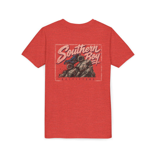 Youth Red Off Road Ridin' Tee